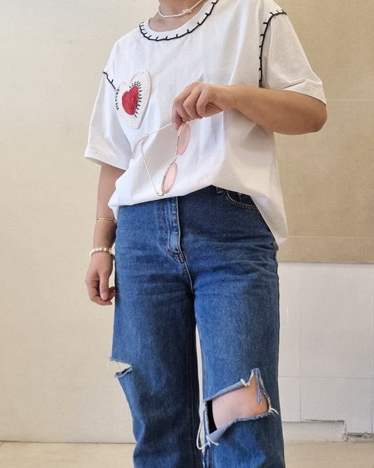 Red Heart T