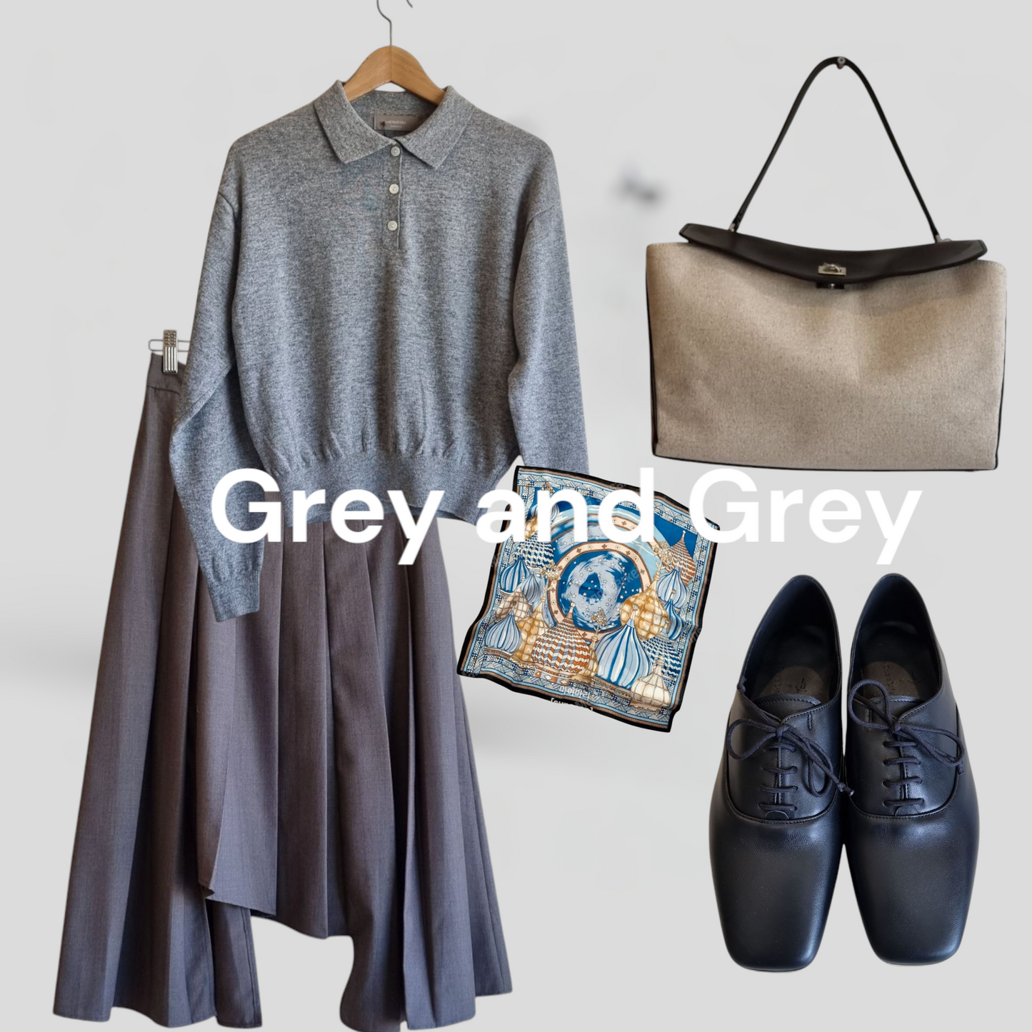 Pleated Midi Skirt