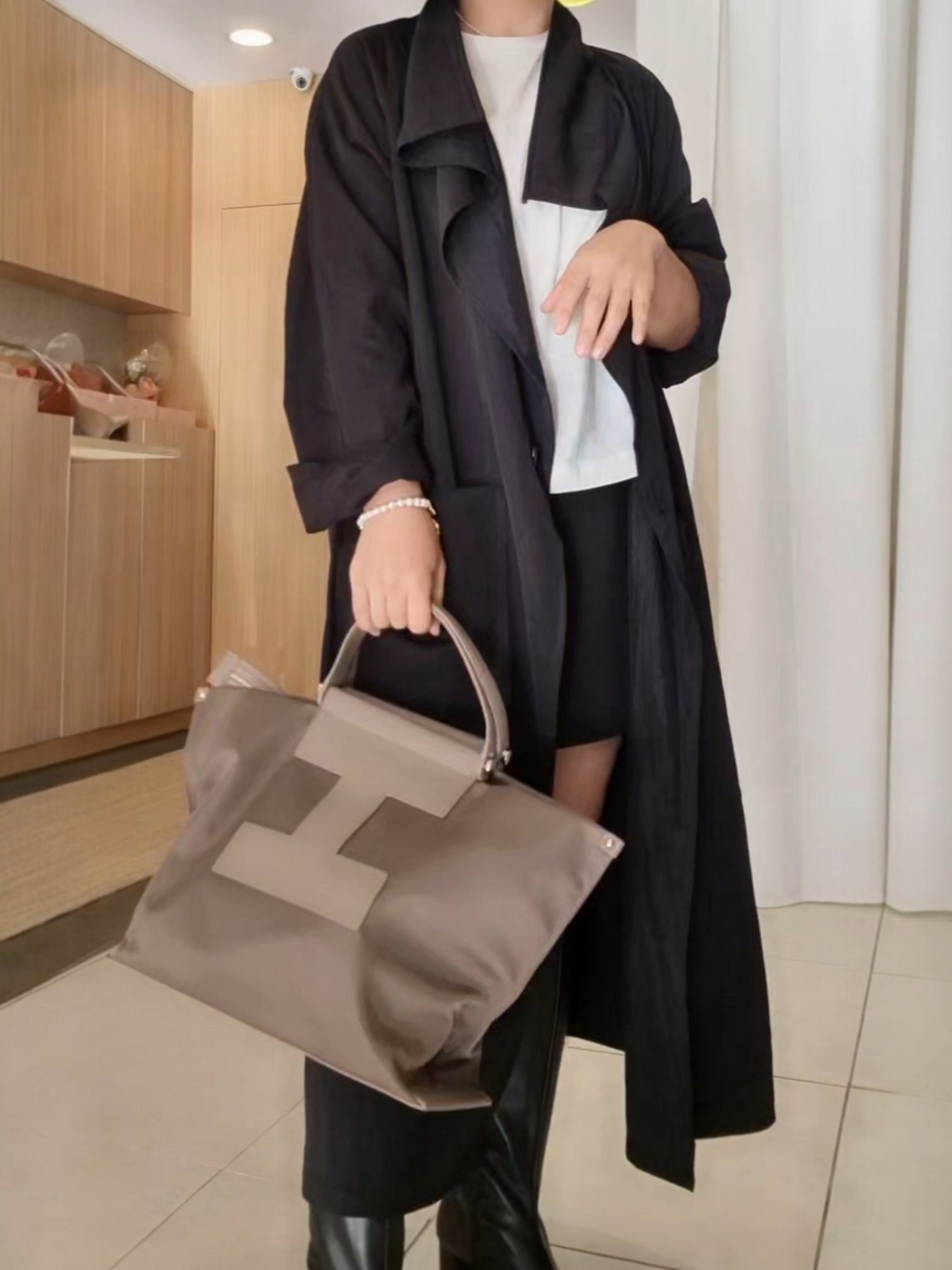 Black Long Trench