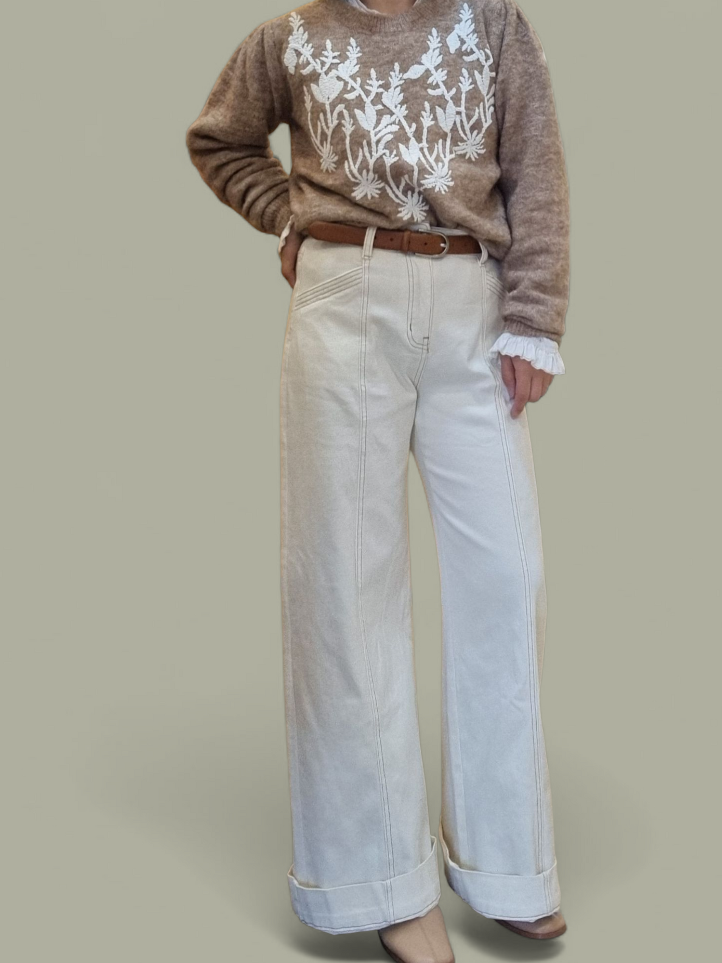 Puff Sleeves Knit