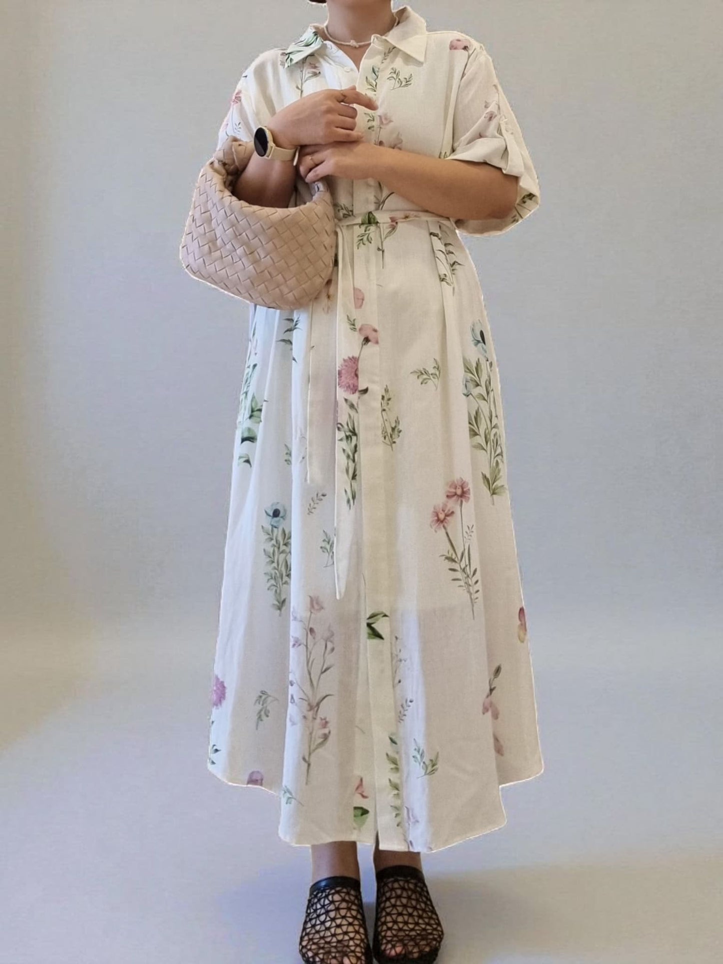 MISSIKA PRINTED LONG DRESS