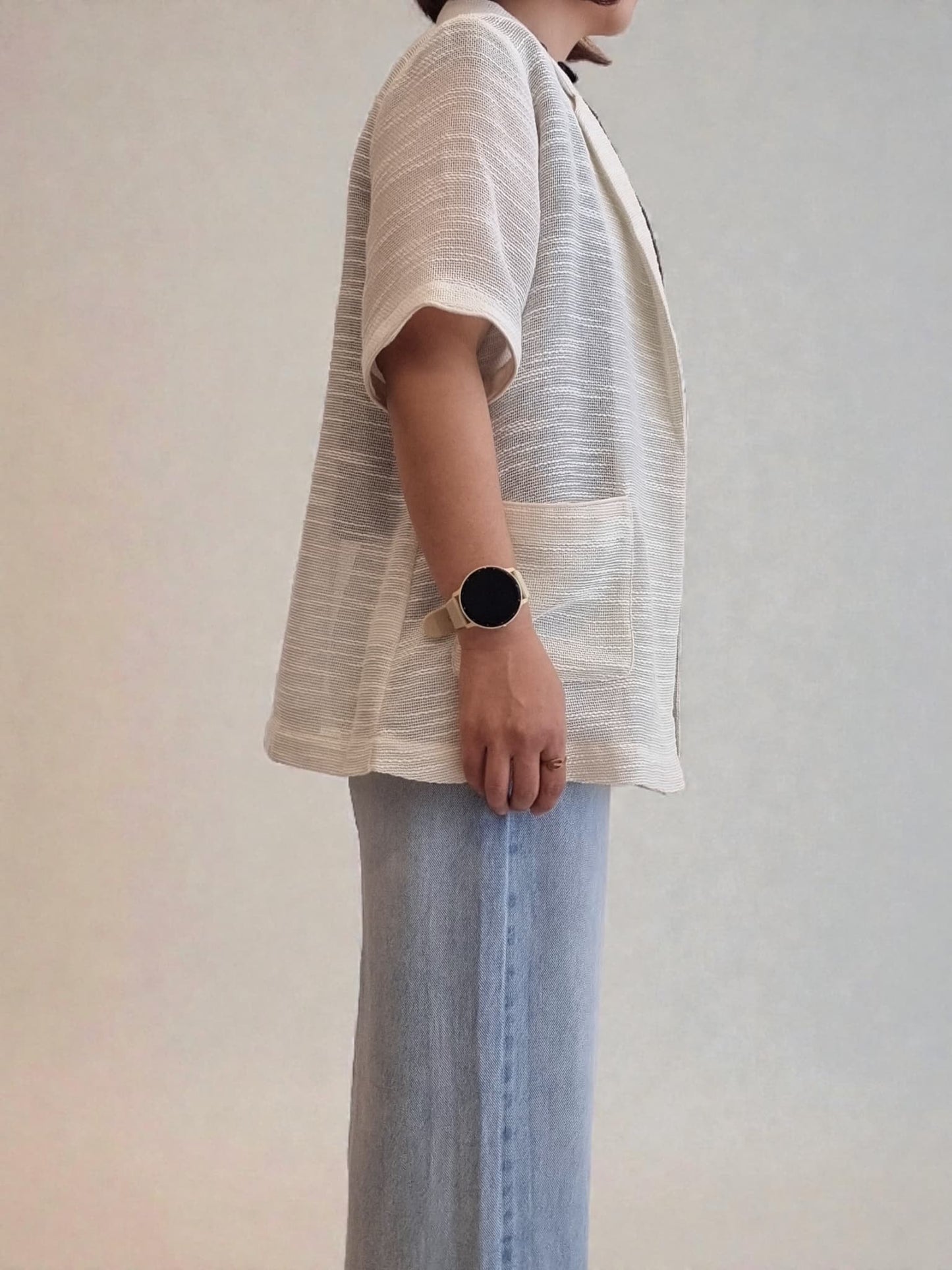 Isadora Jacket back view – clean minimal line