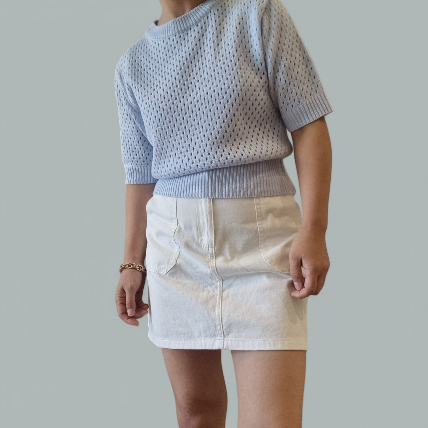 Scaci knit top Blue