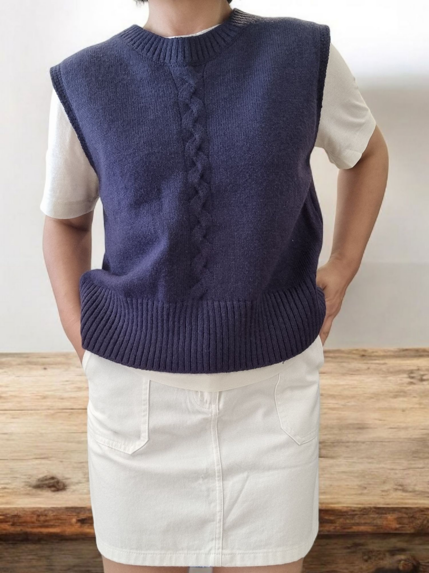 E Back Open Vest