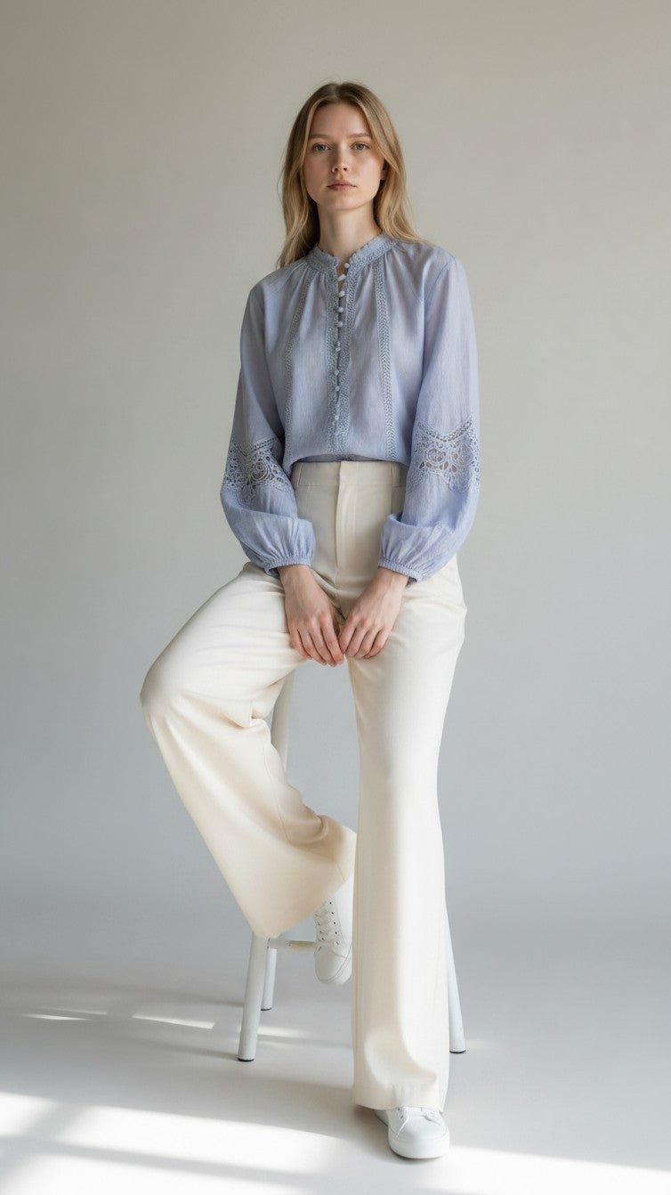 Meissen Linen Blouse