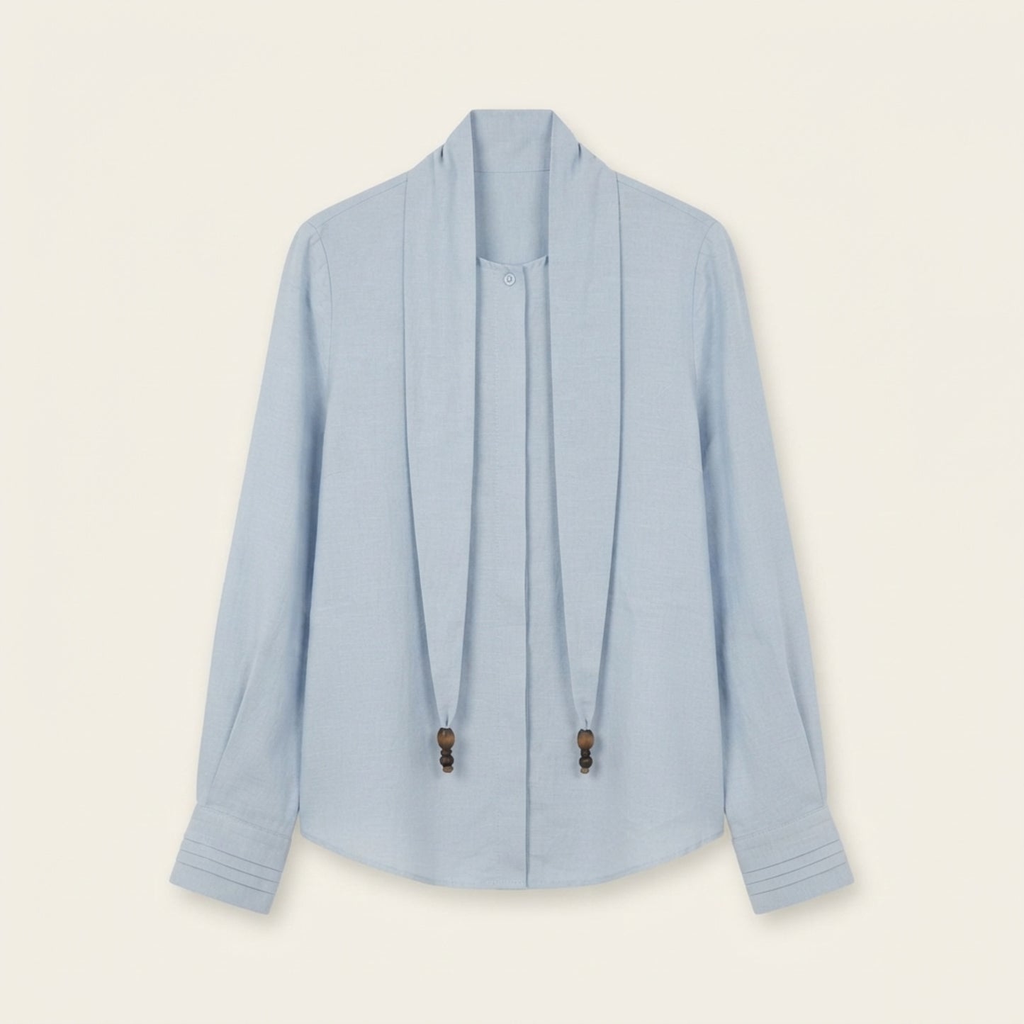 Elise Rayon Tie Blouse