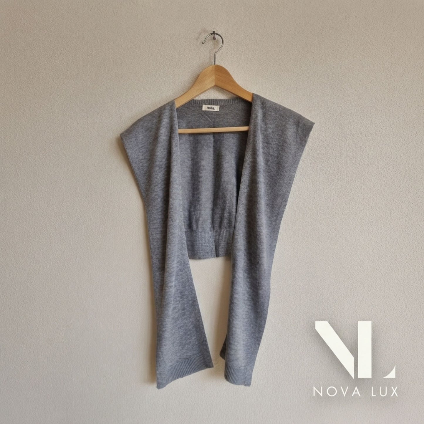Wool Cotton Shoulder Shawl