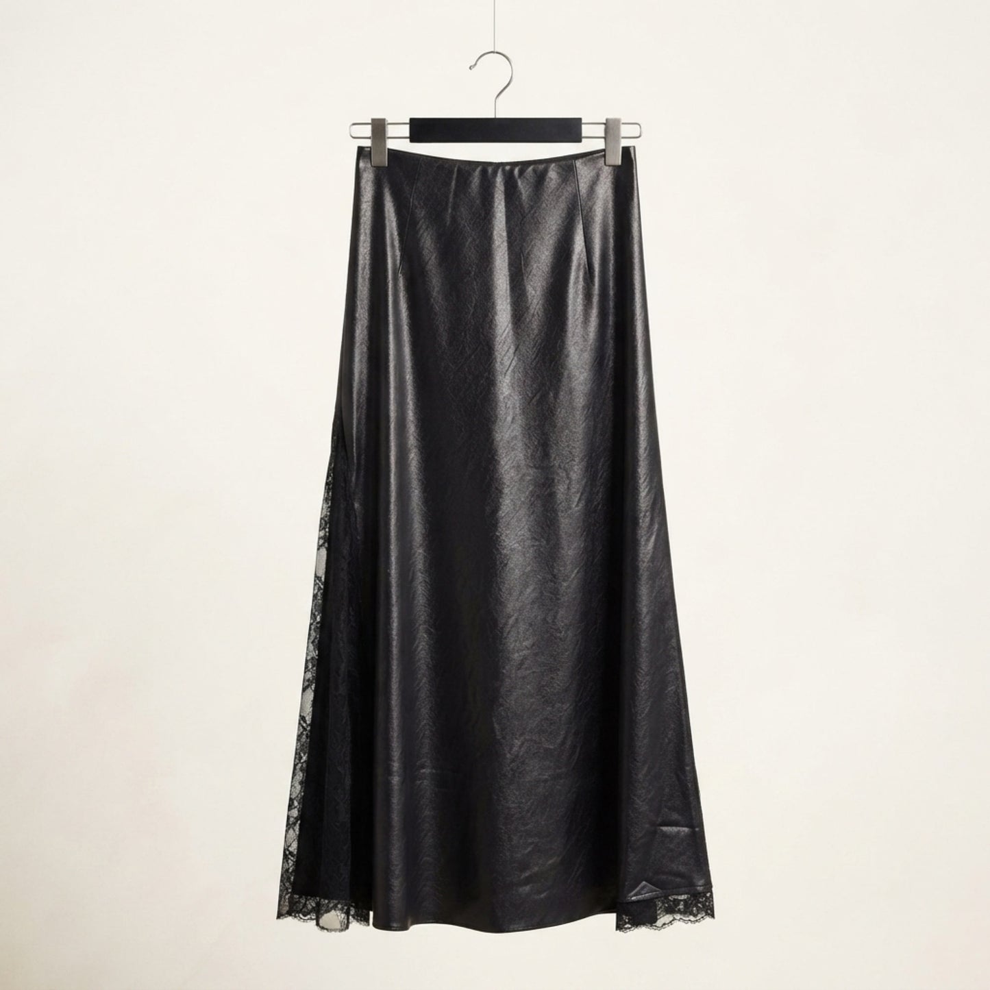 Side Lace Maxi Skirt