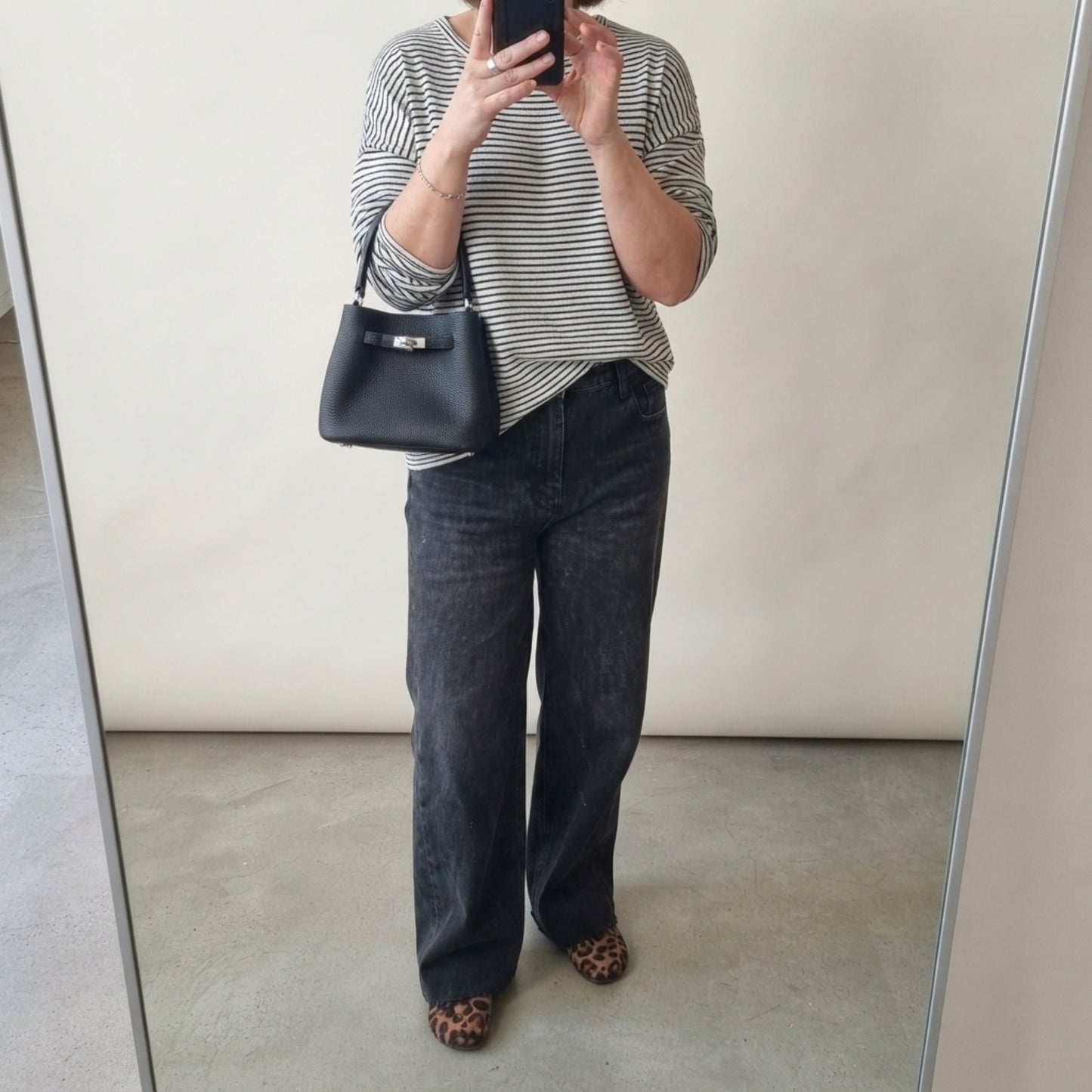 Classic Leather Handle Bag
