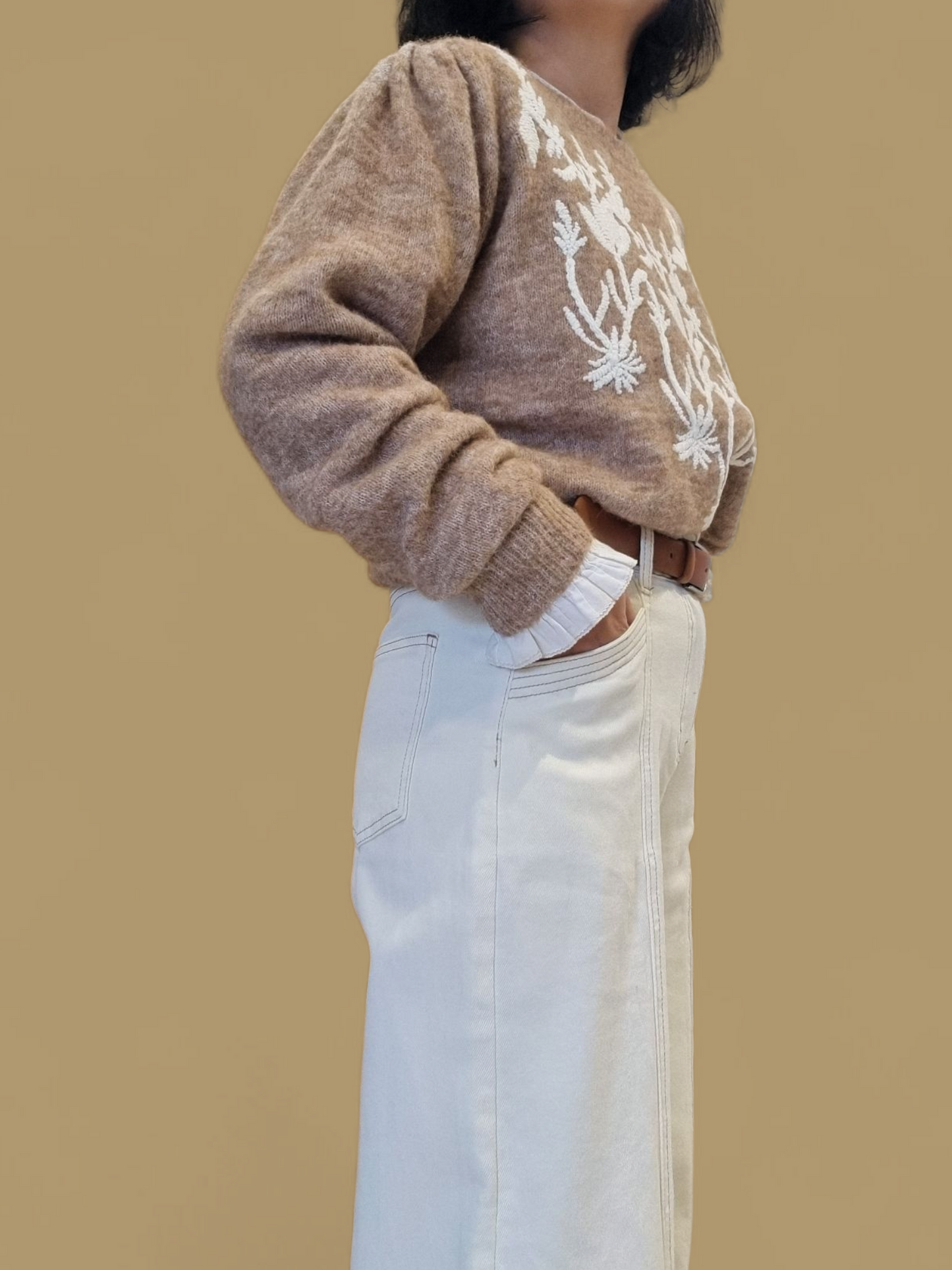 Puff Sleeves Knit