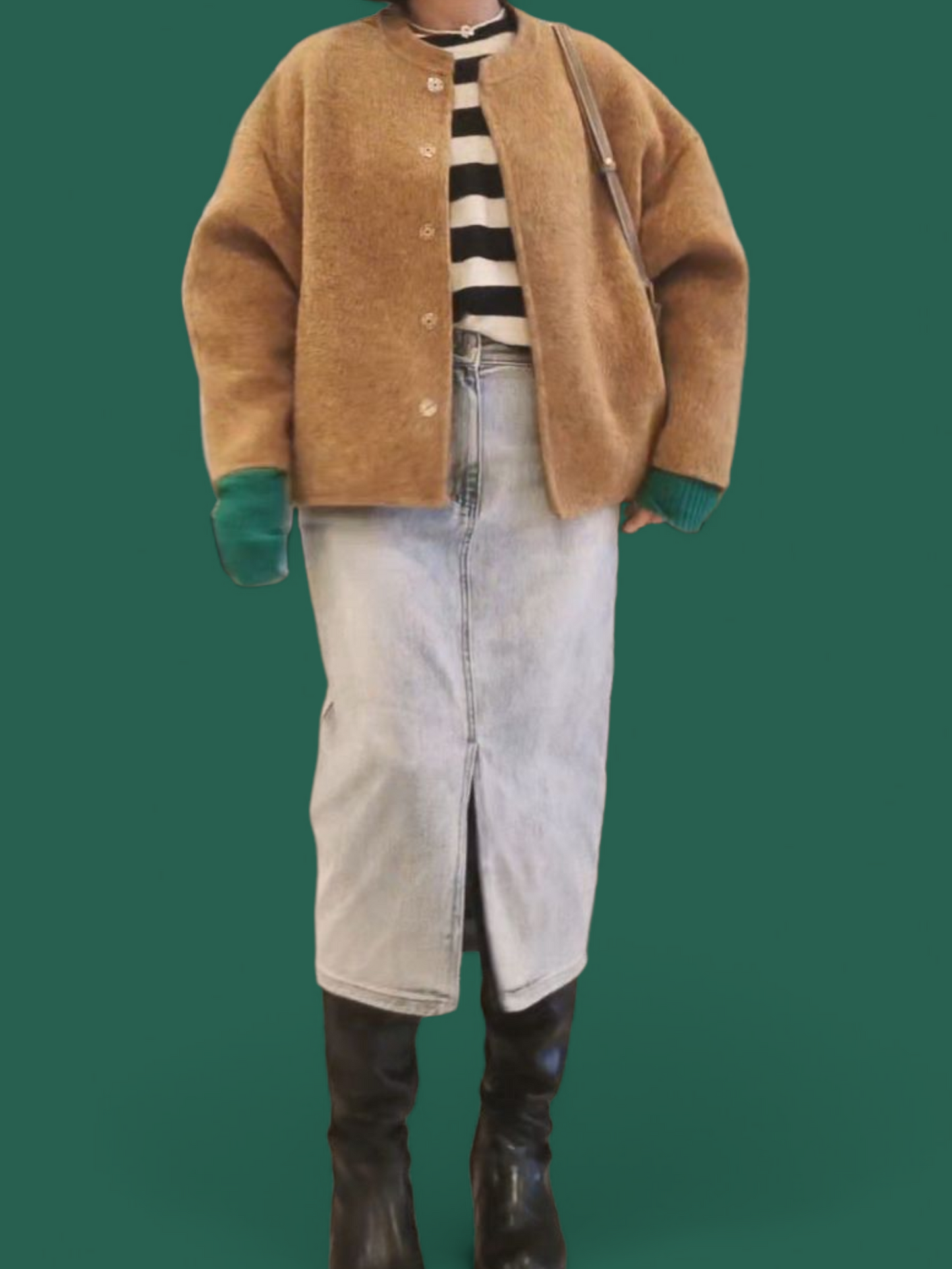 Round Neck Coat