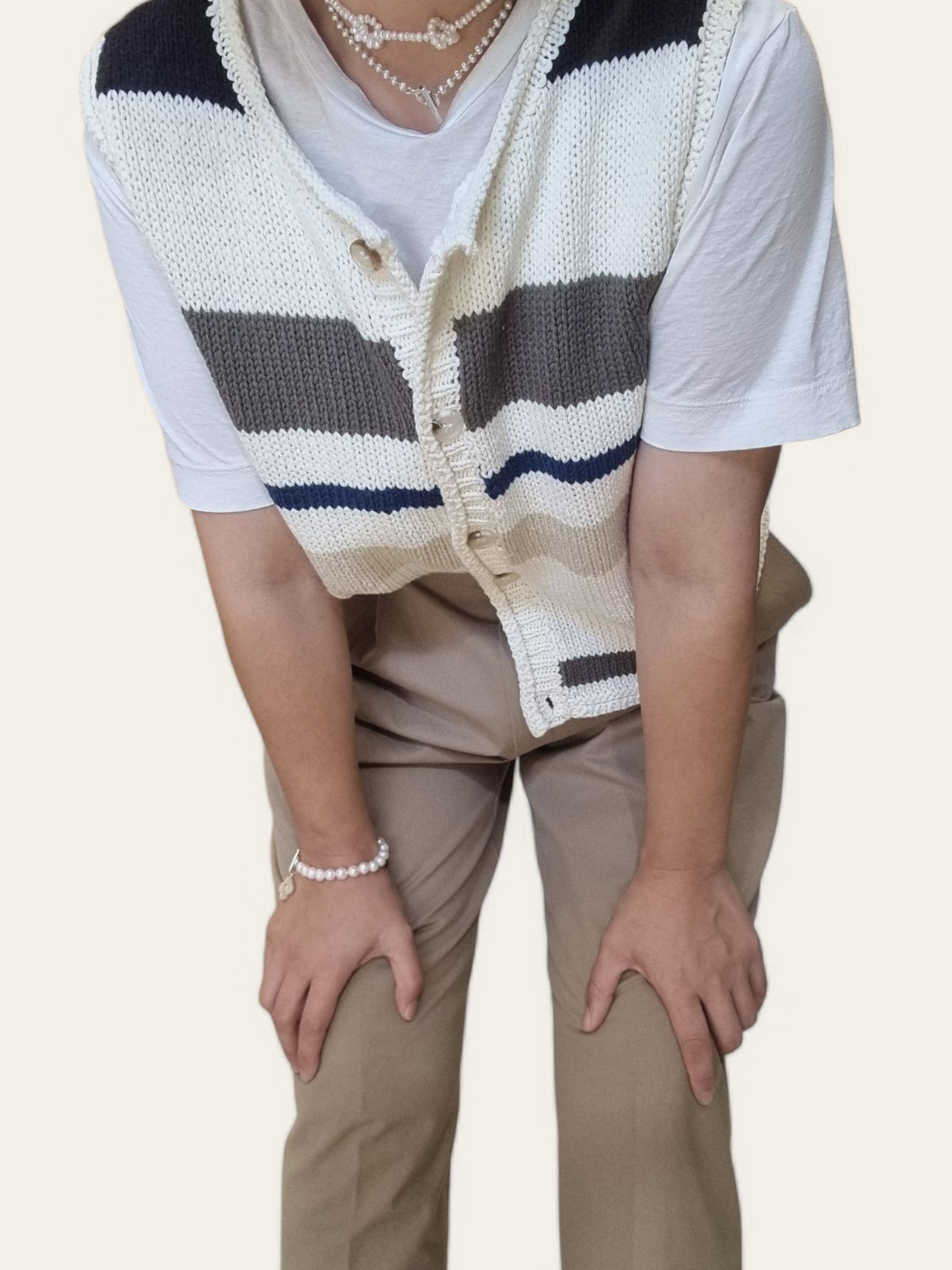 Stripe Raya Vest
