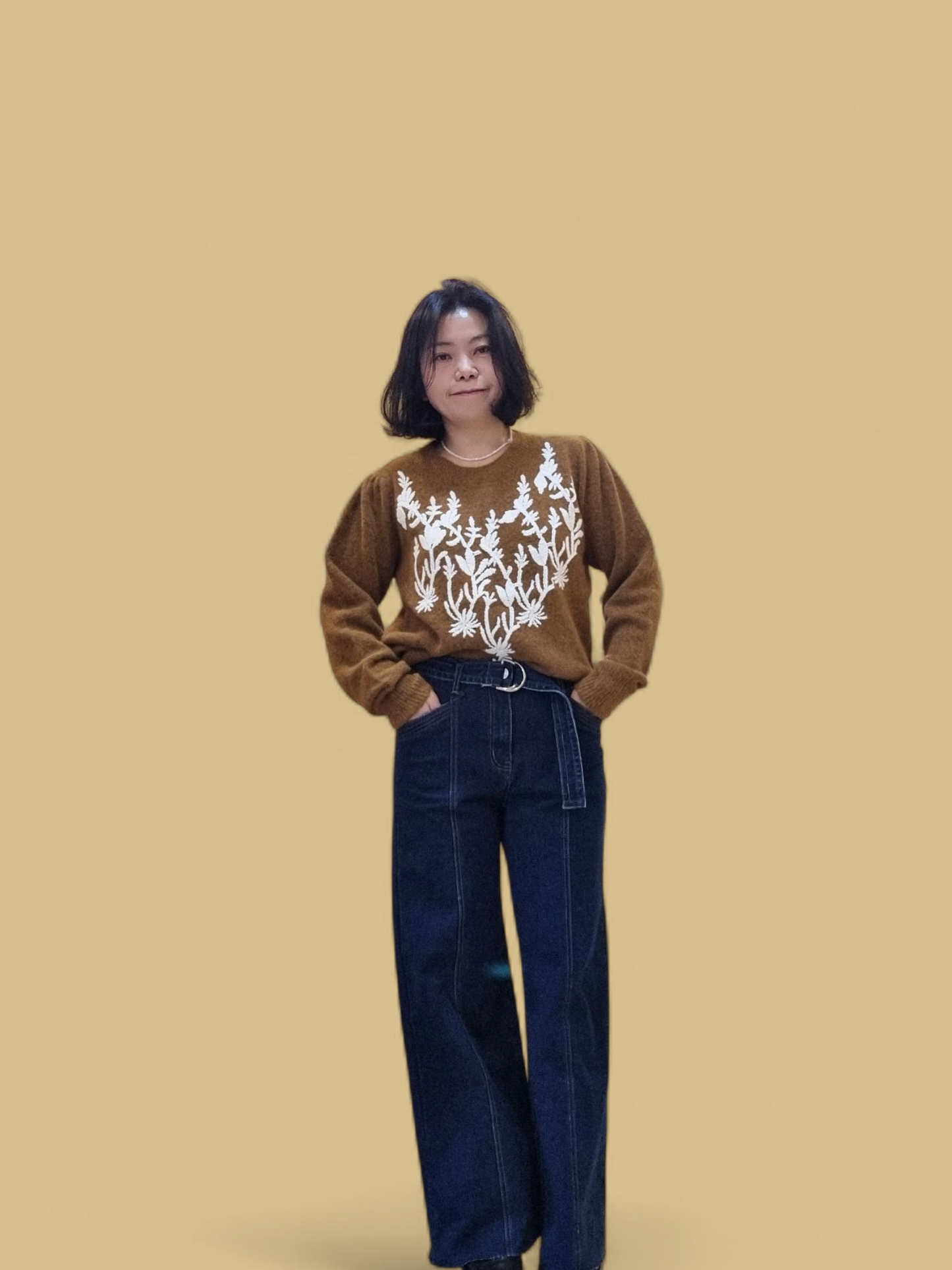 Puff Sleeves Knit