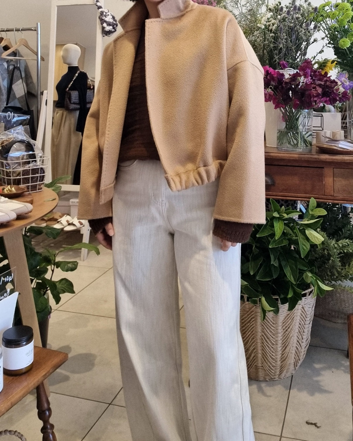 Carmel Wool Short Coat