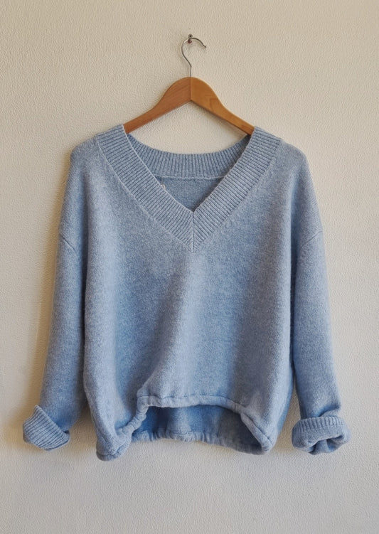 Blue Knit