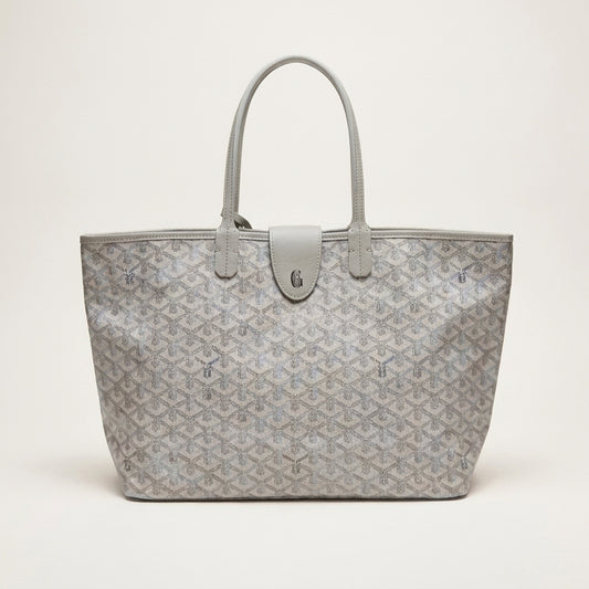 Monogram Leather Trim Tote
