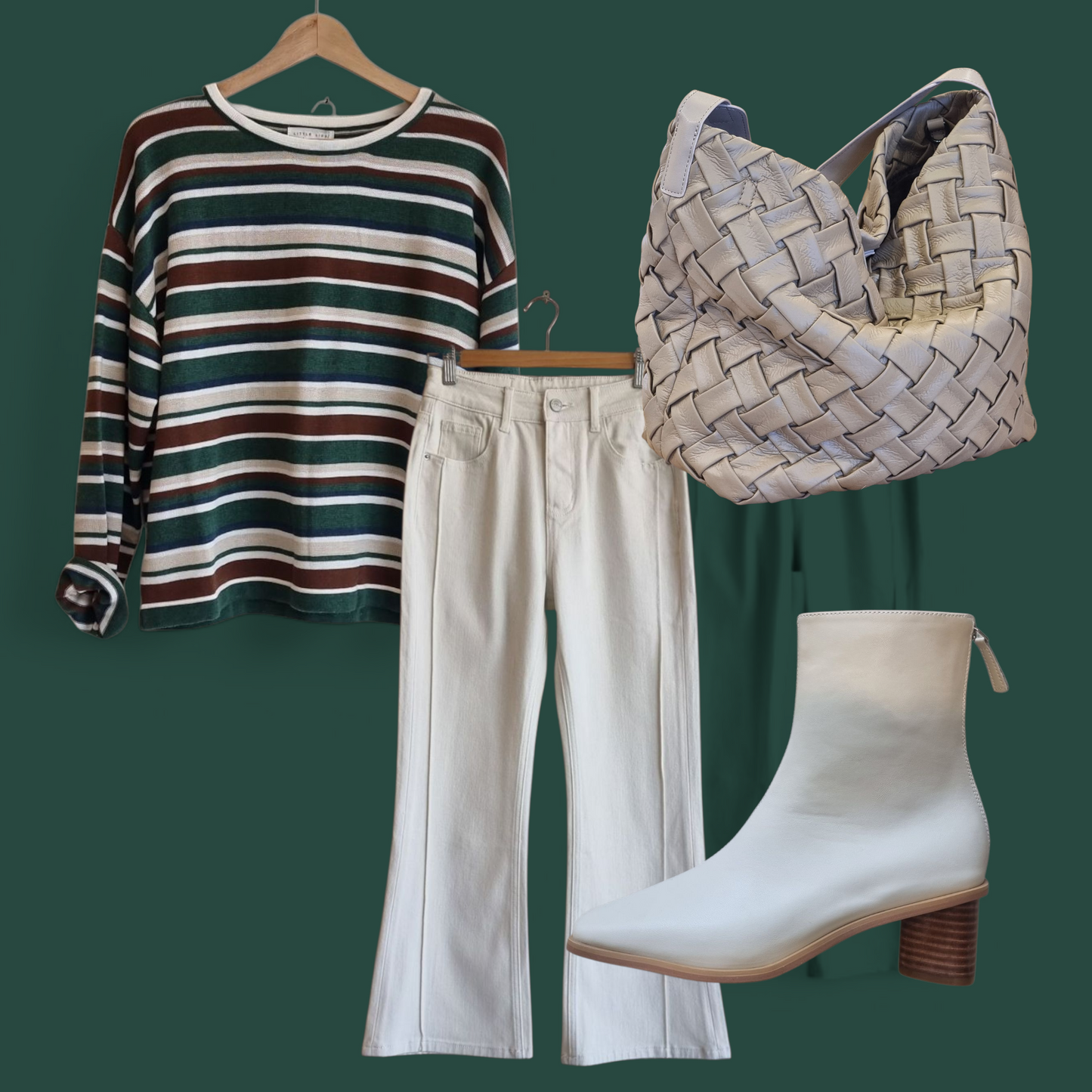 Green Stripe Top