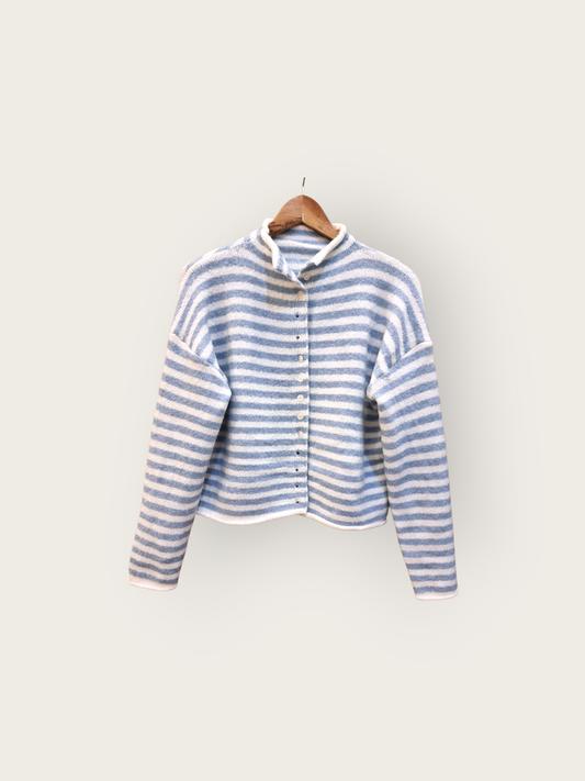Blue Stripe Cardigan