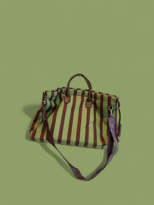 Stripe Green Bag