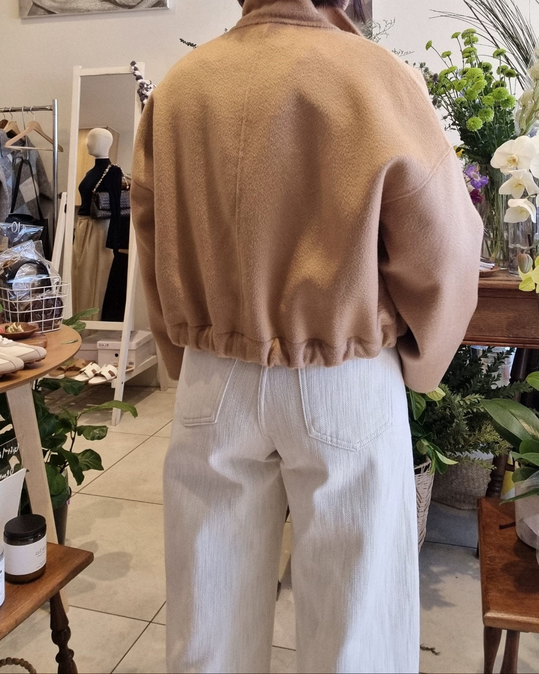 Carmel Wool Short Coat