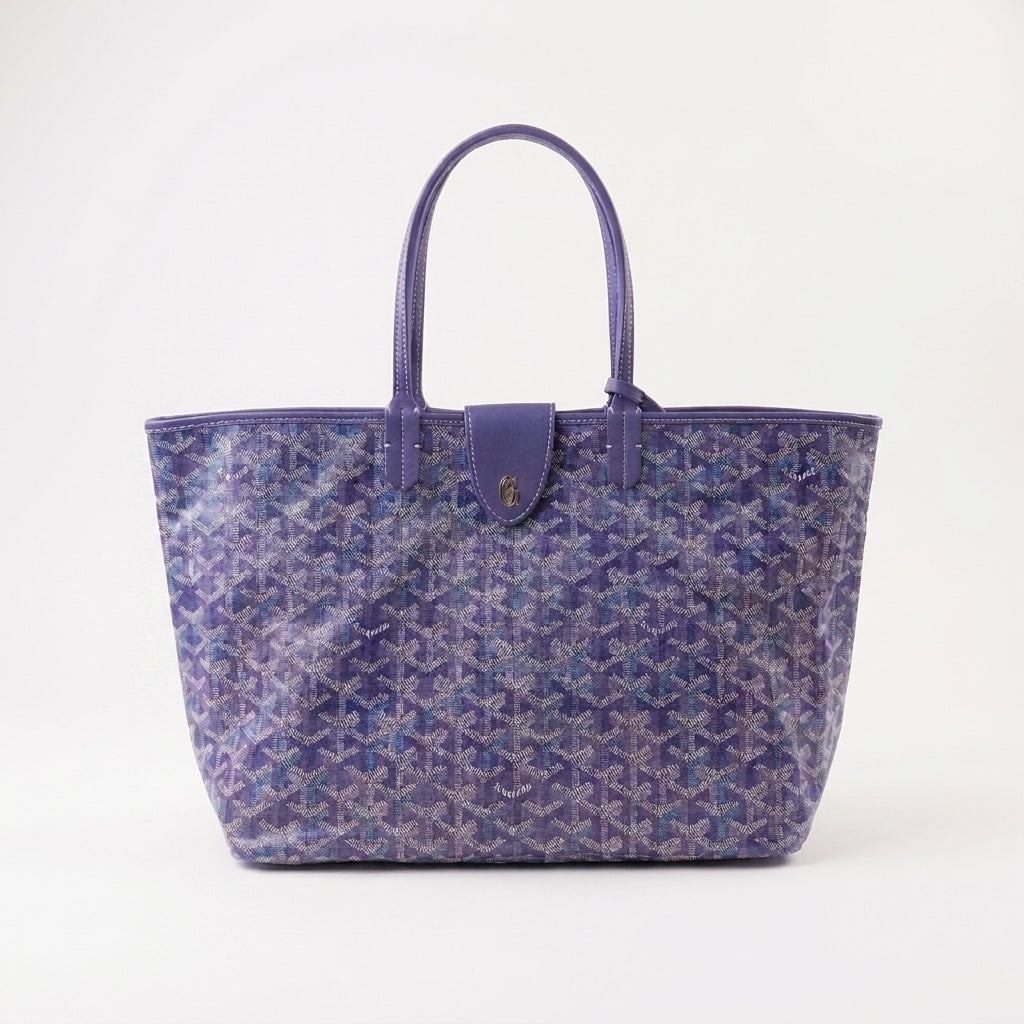 Monogram Leather Trim Tote