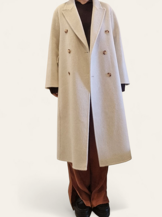 Mona Wool Cream Coat