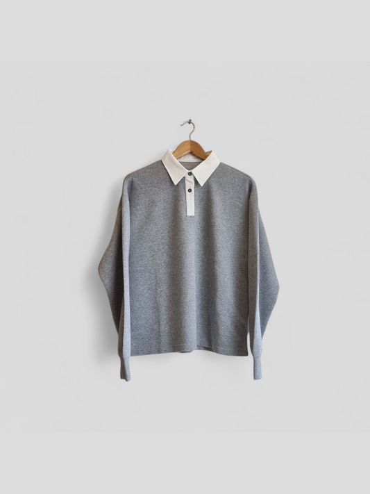 Jane MTM Top Grey