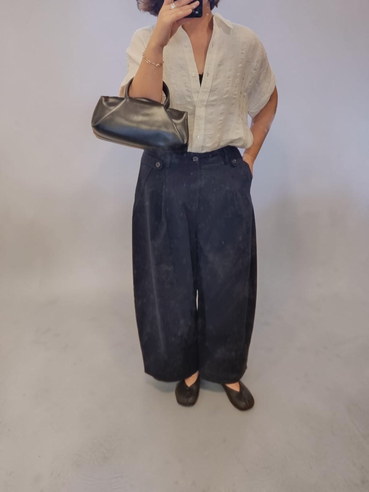 Sculptural Leather Handbag