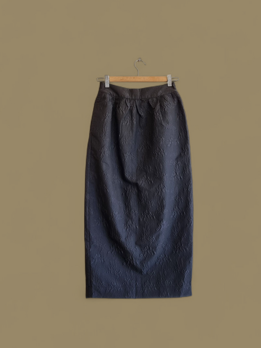 High waist skirt black