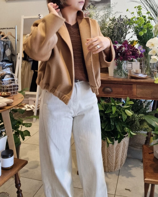 Carmel Wool Short Coat