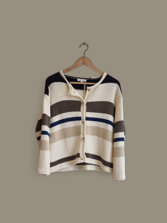 Stripe Raya Cardigan