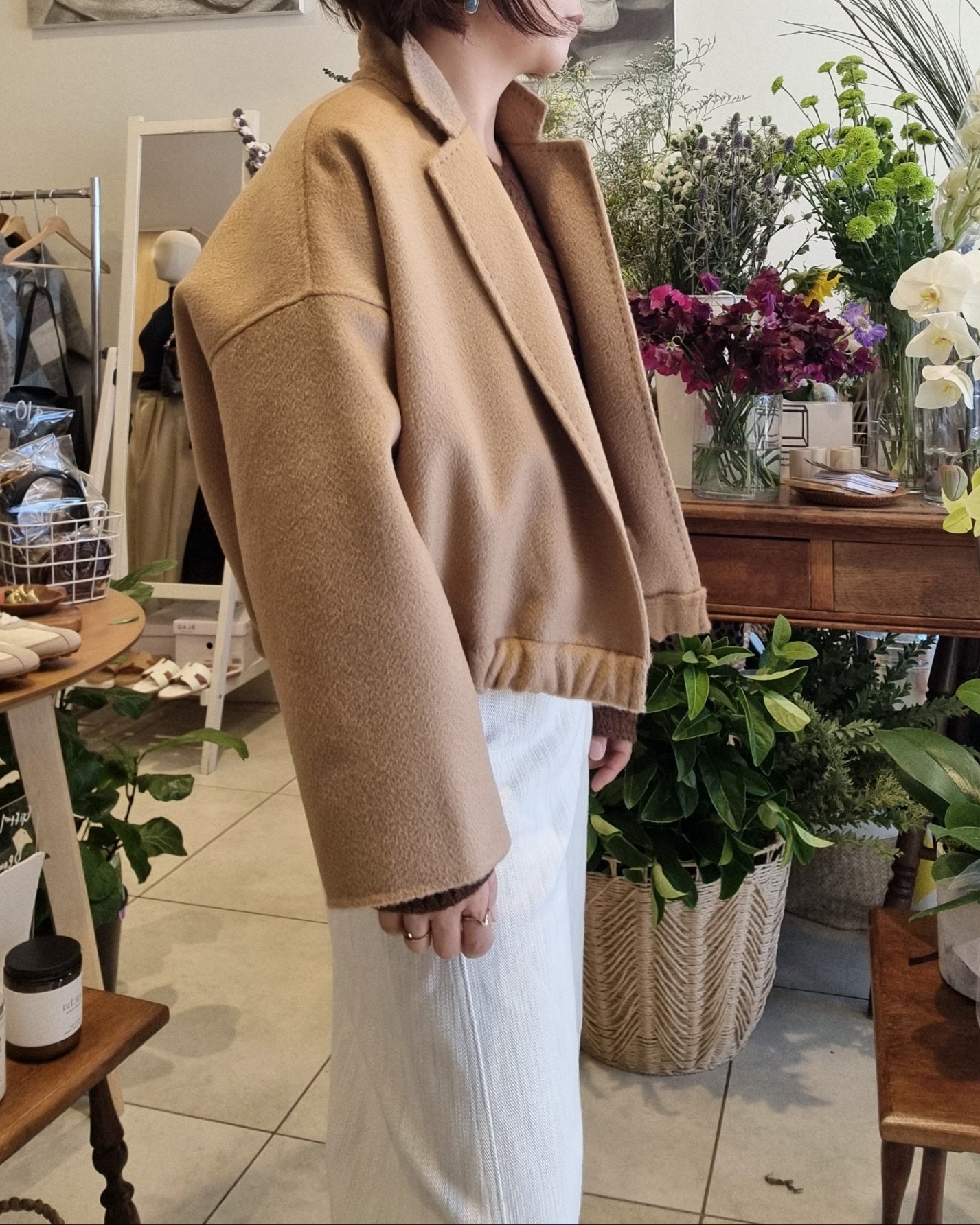 Carmel Wool Short Coat